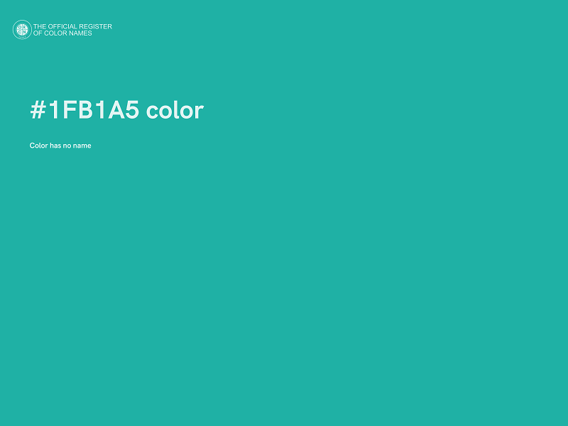 #1FB1A5 color image