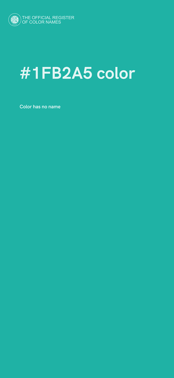 #1FB2A5 color image