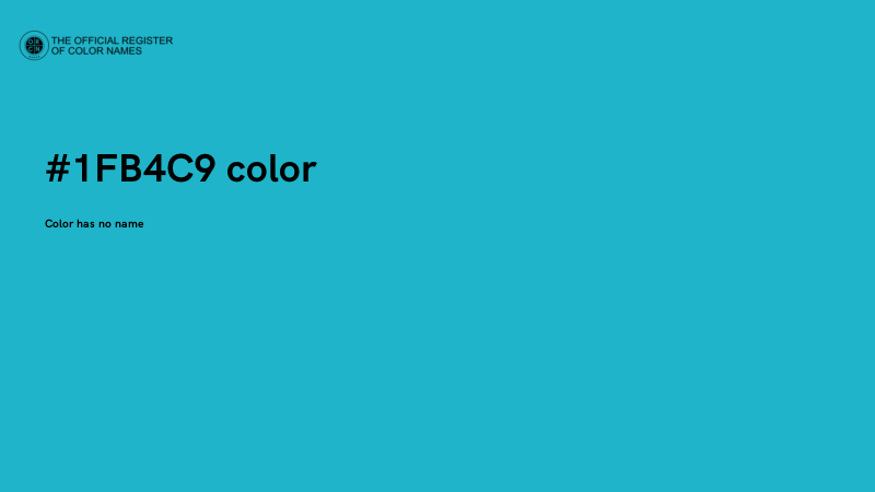 #1FB4C9 color image