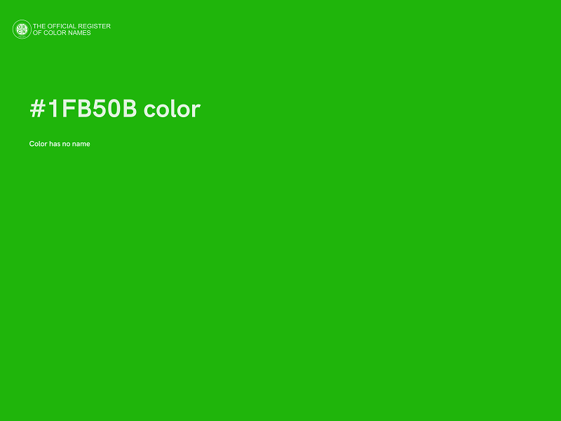 #1FB50B color image