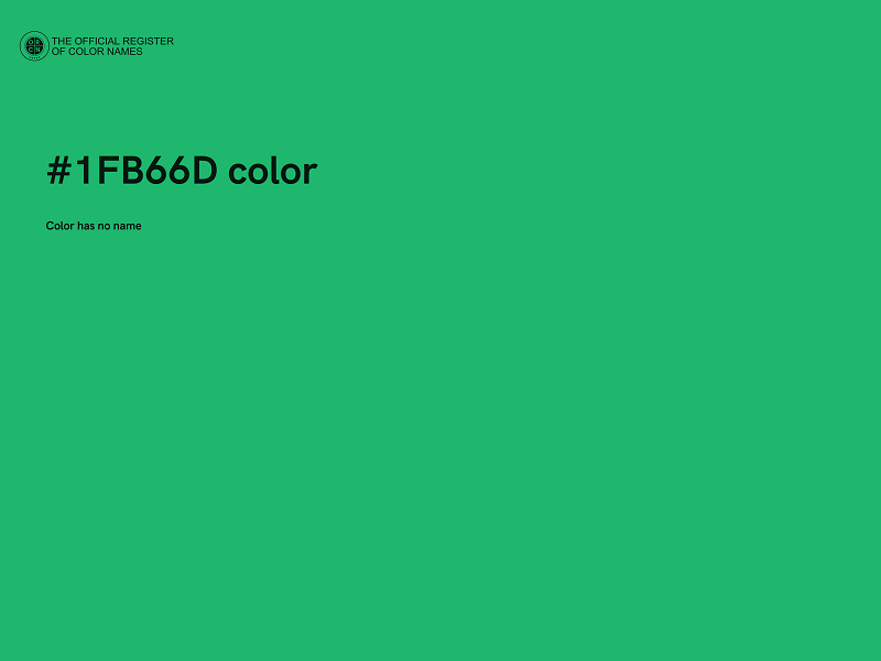 #1FB66D color image