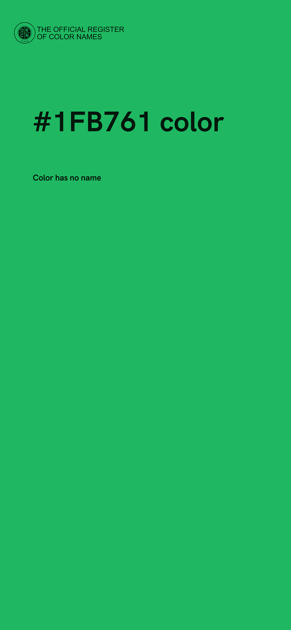 #1FB761 color image