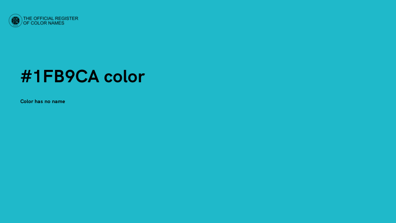 #1FB9CA color image