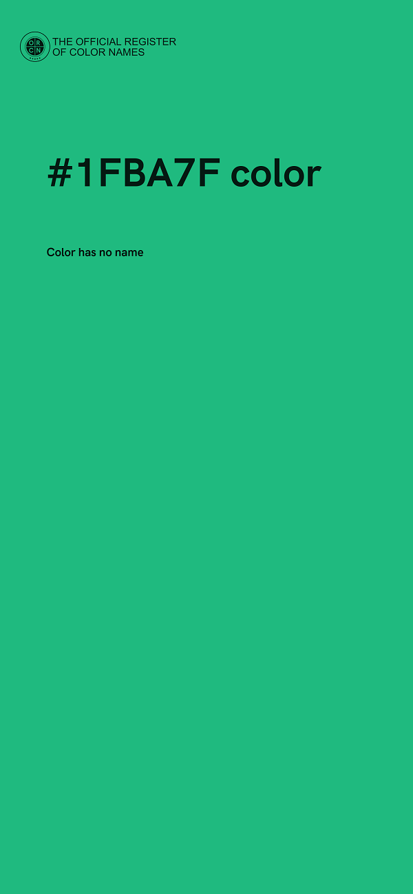 #1FBA7F color image