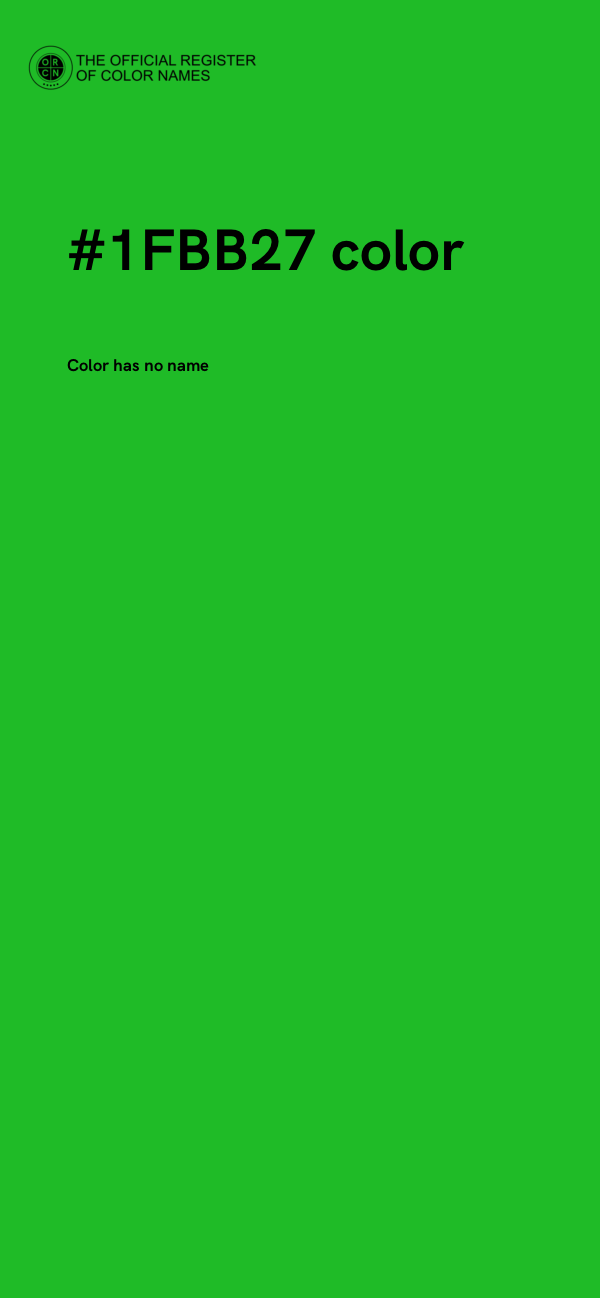 #1FBB27 color image