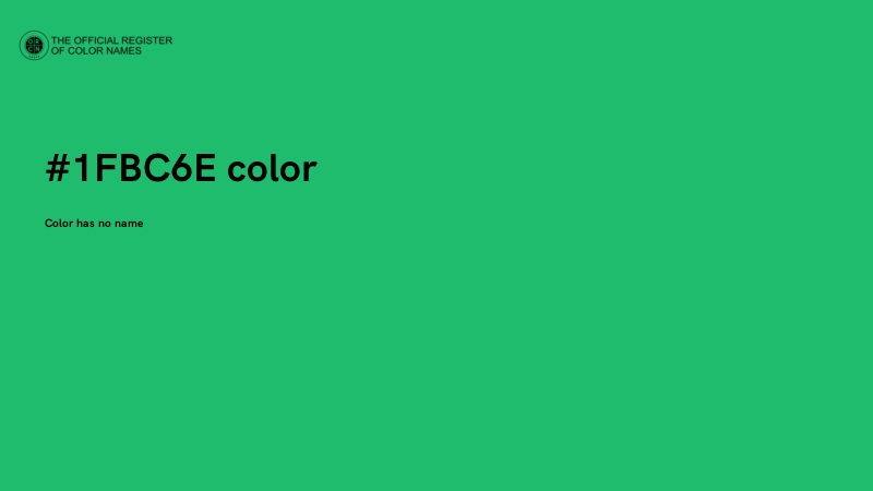 #1FBC6E color image