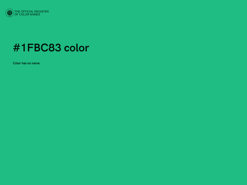 #1FBC83 color image