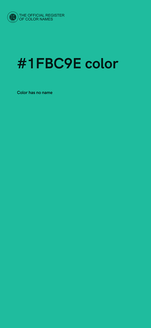 #1FBC9E color image