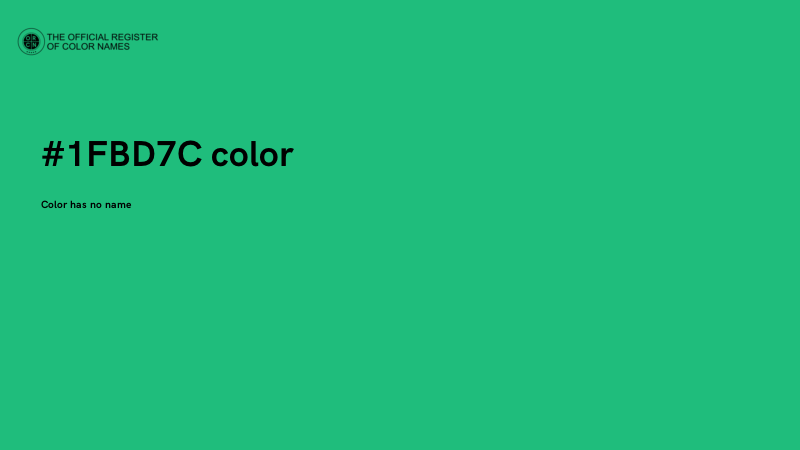 #1FBD7C color image