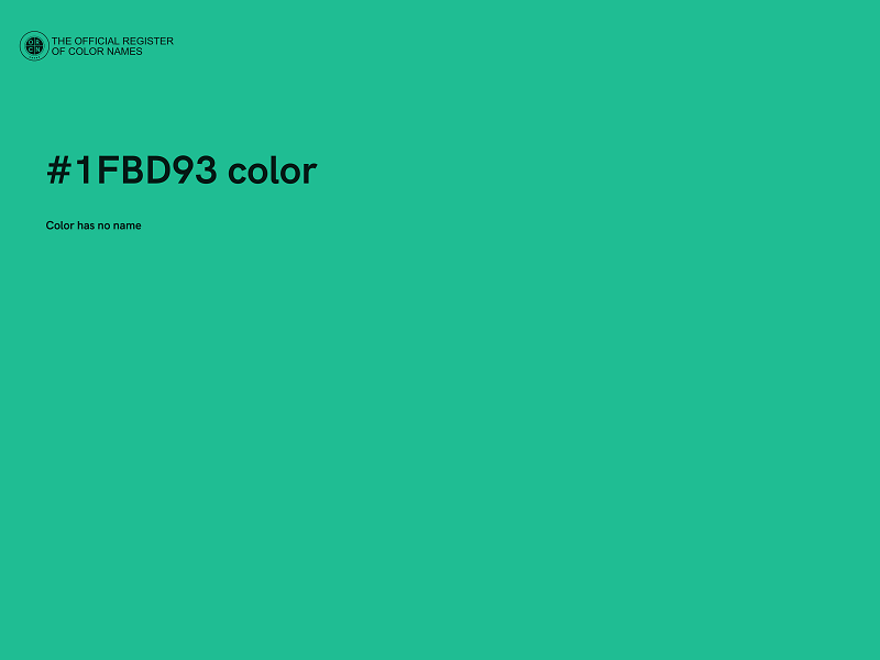 #1FBD93 color image