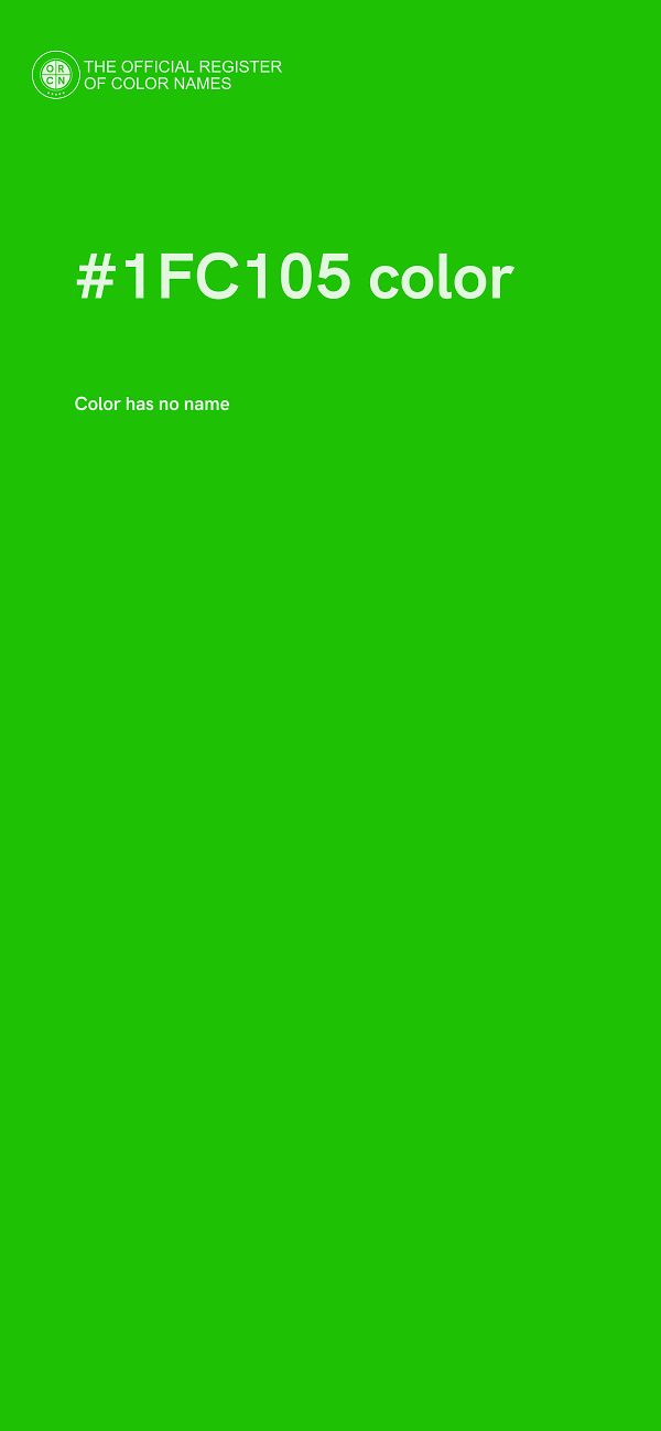#1FC105 color image