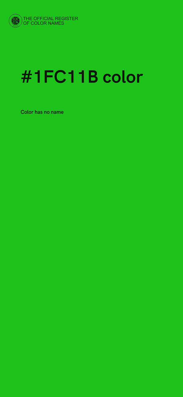 #1FC11B color image