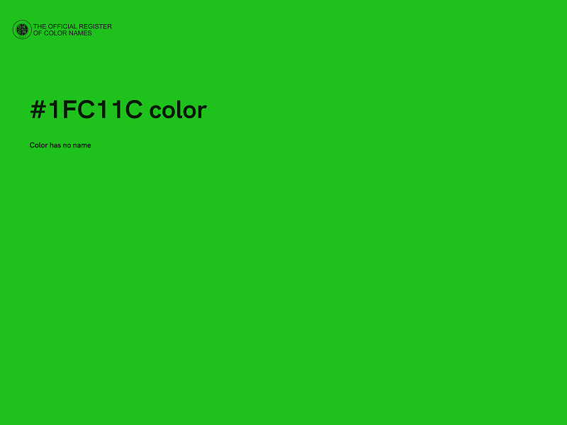 #1FC11C color image