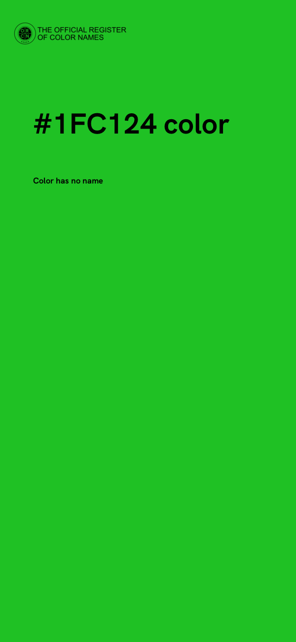 #1FC124 color image