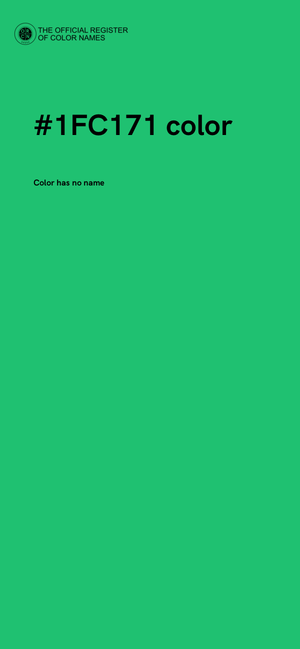 #1FC171 color image