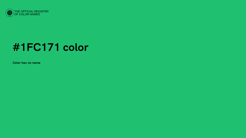#1FC171 color image