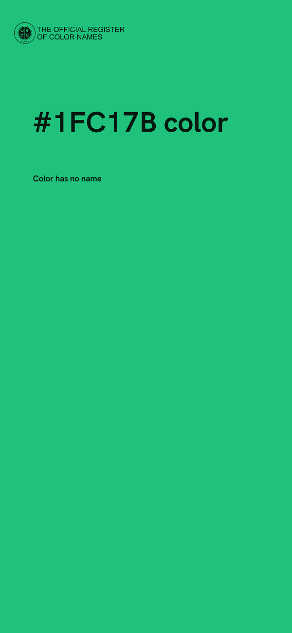 #1FC17B color image