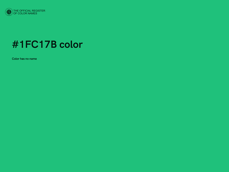 #1FC17B color image