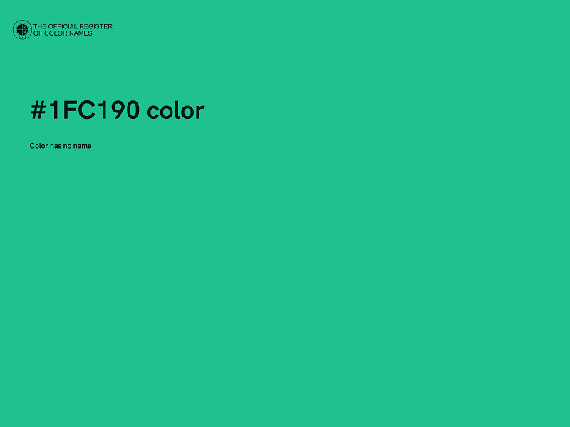 #1FC190 color image