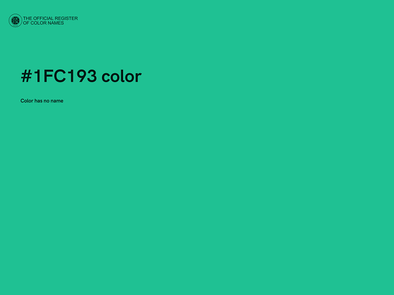 #1FC193 color image