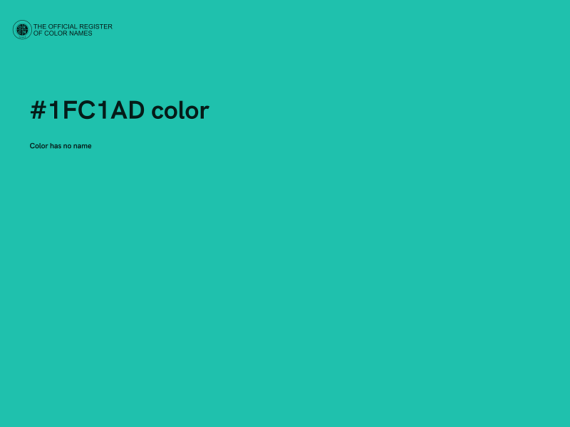 #1FC1AD color image