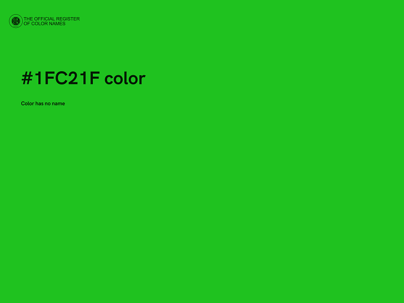 #1FC21F color image