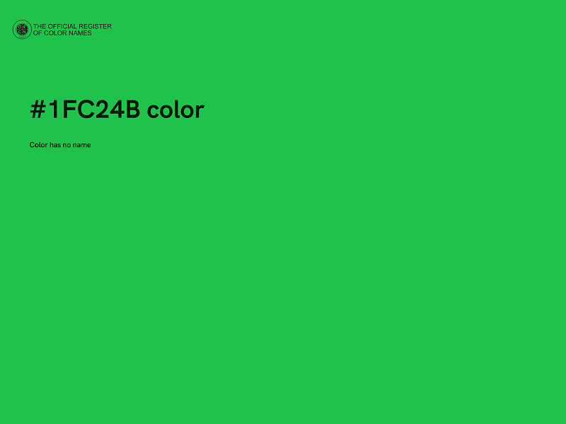 #1FC24B color image