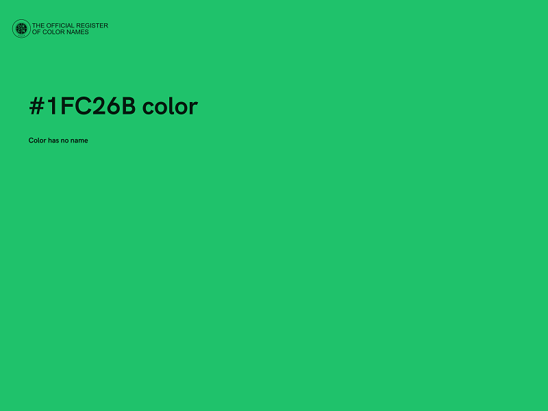 #1FC26B color image