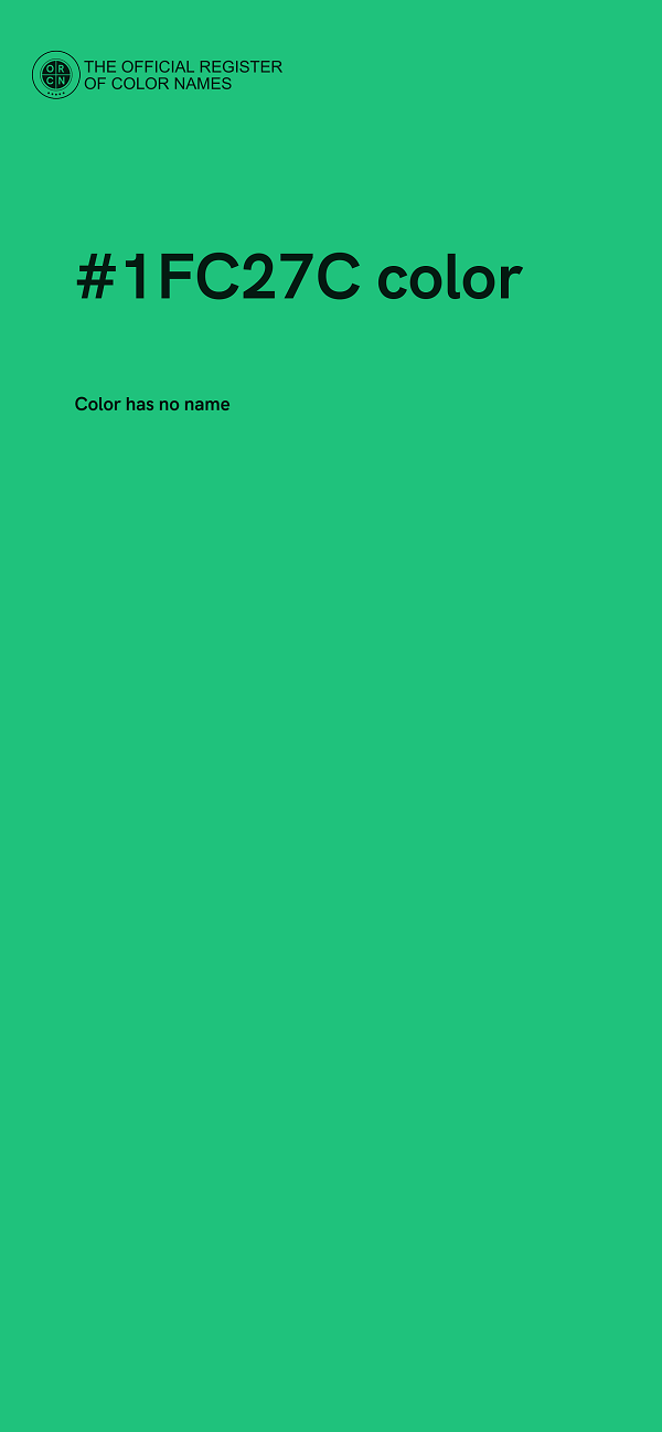 #1FC27C color image