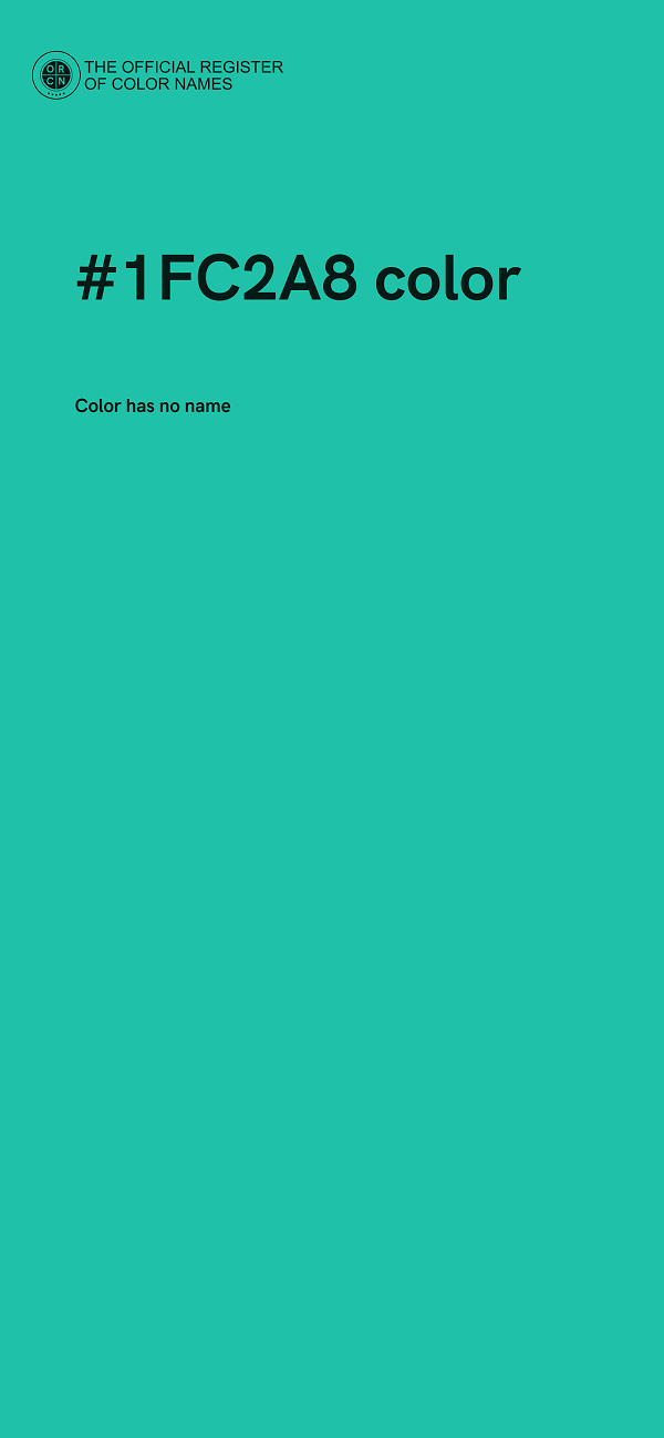 #1FC2A8 color image