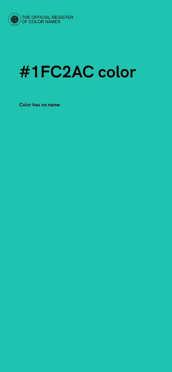 #1FC2AC color image