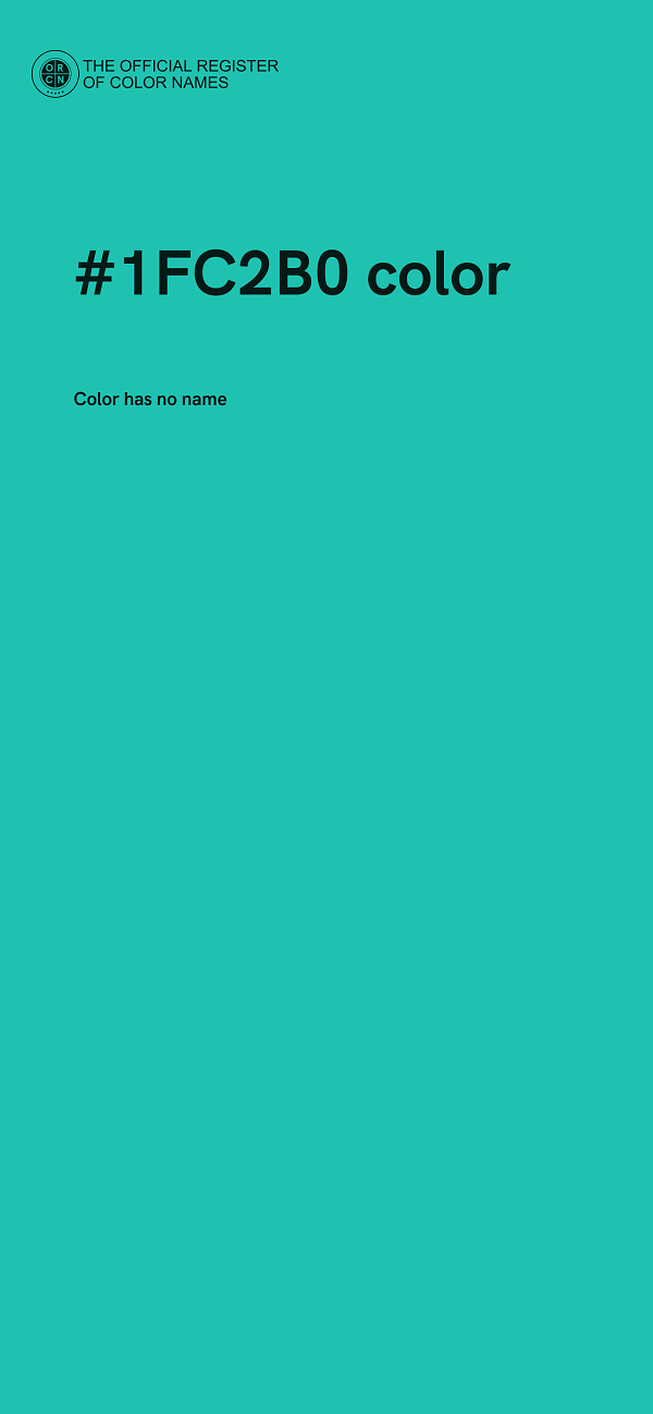 #1FC2B0 color image