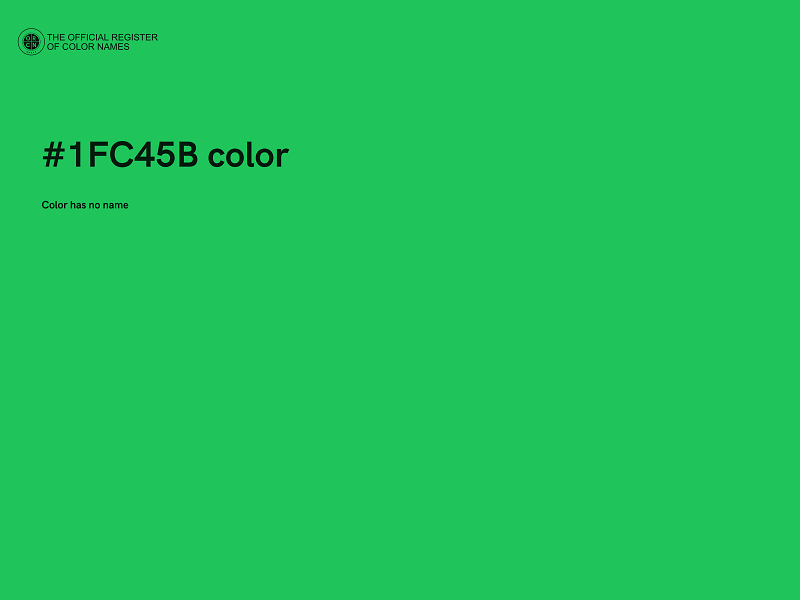 #1FC45B color image