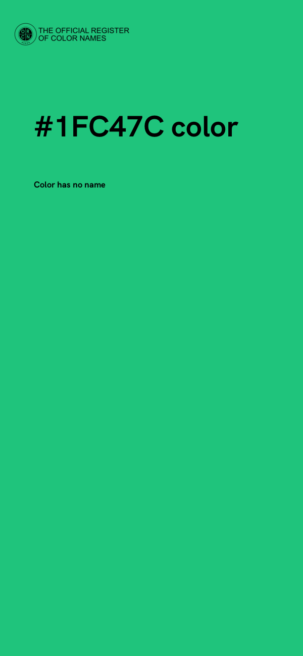 #1FC47C color image