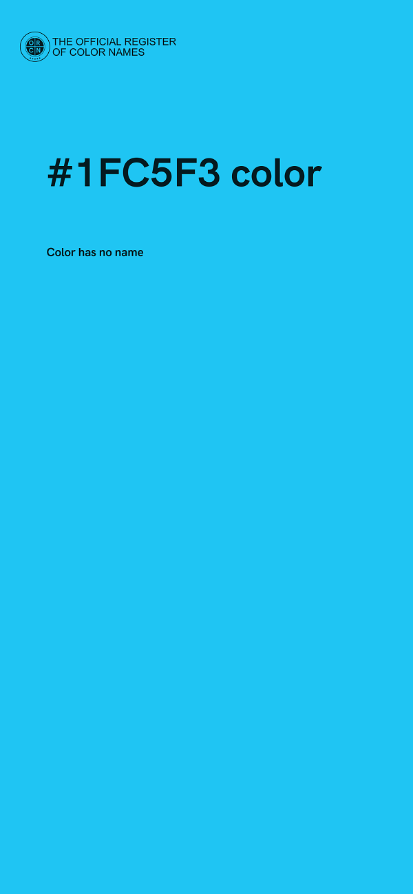 #1FC5F3 color image