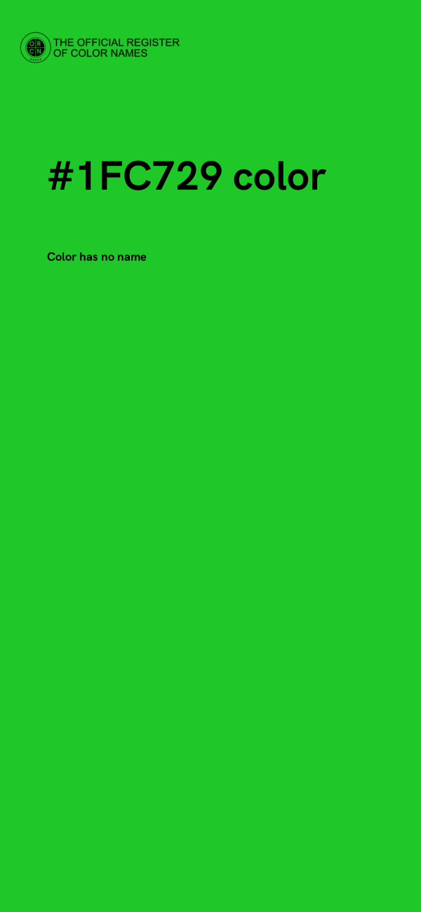 #1FC729 color image