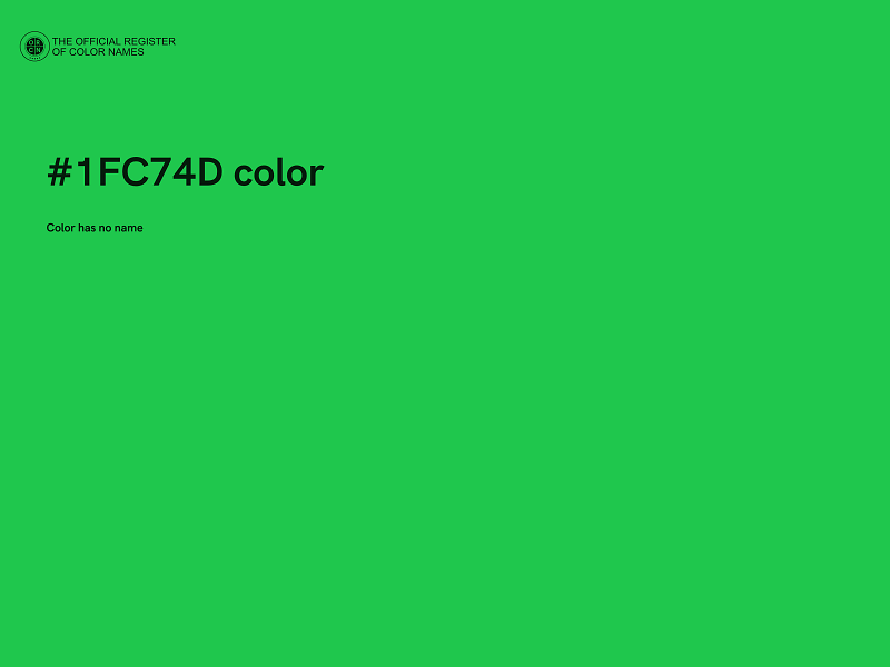 #1FC74D color image