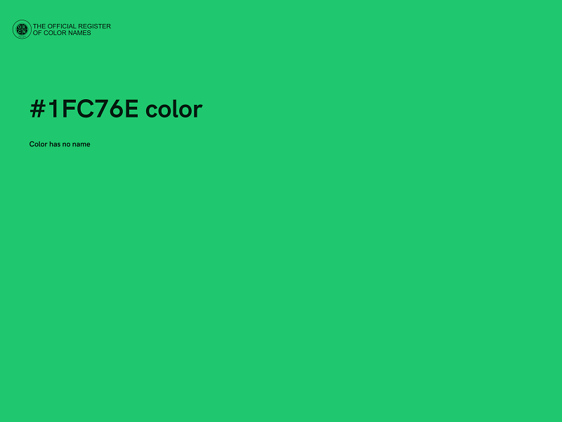 #1FC76E color image