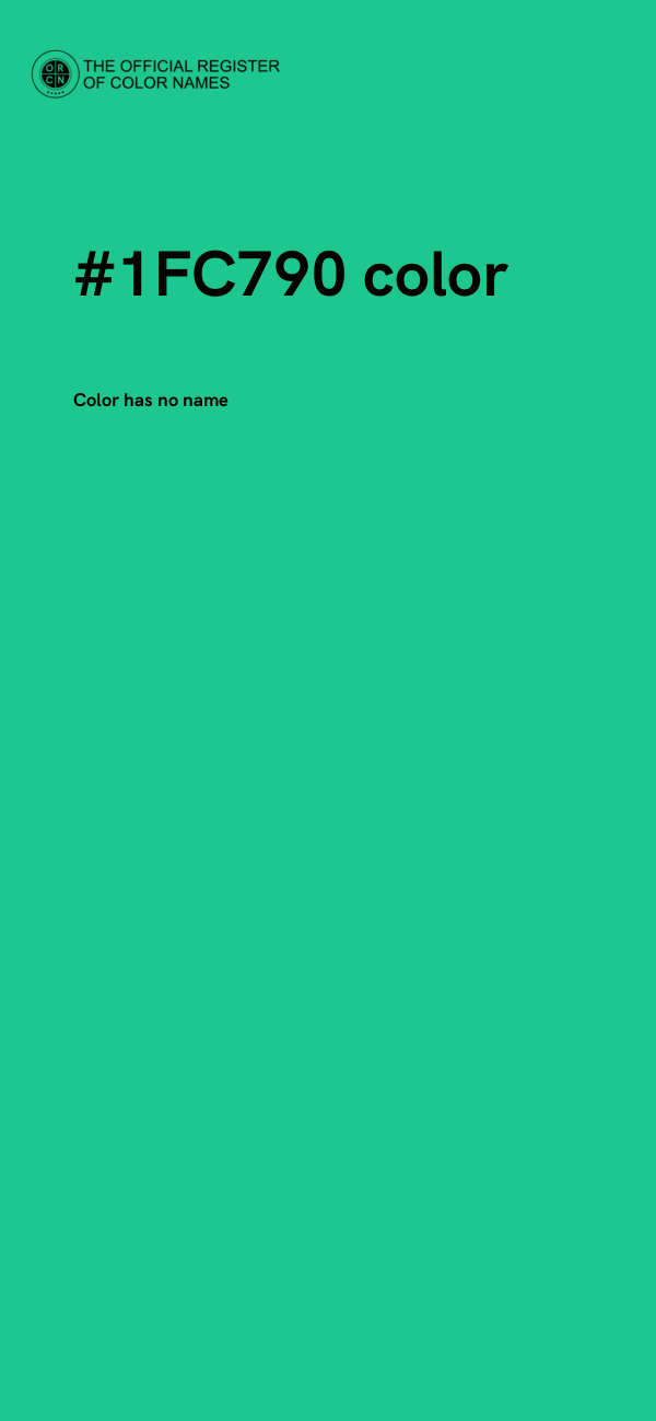 #1FC790 color image