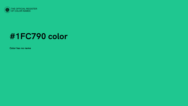 #1FC790 color image