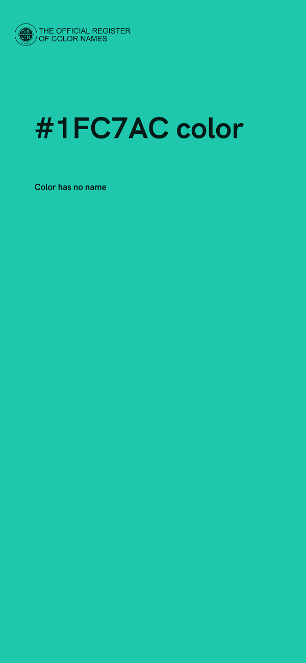 #1FC7AC color image