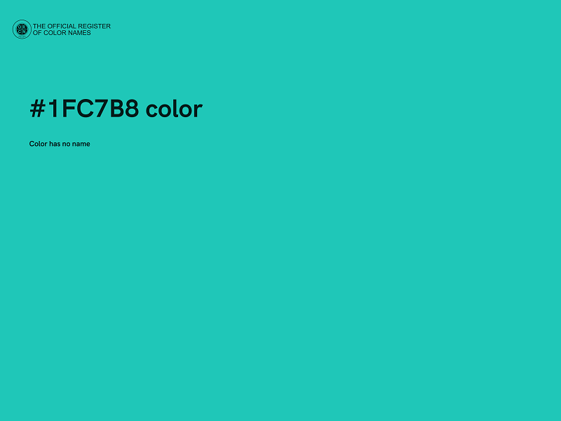 #1FC7B8 color image