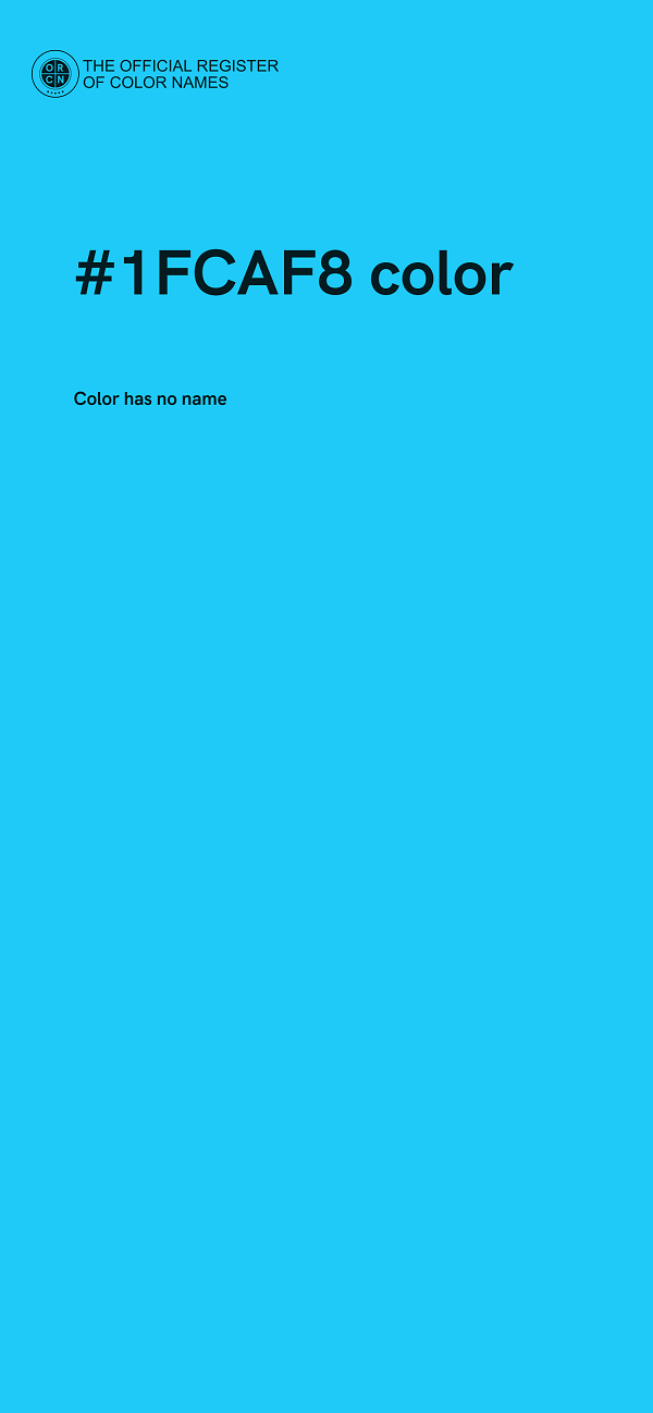 #1FCAF8 color image