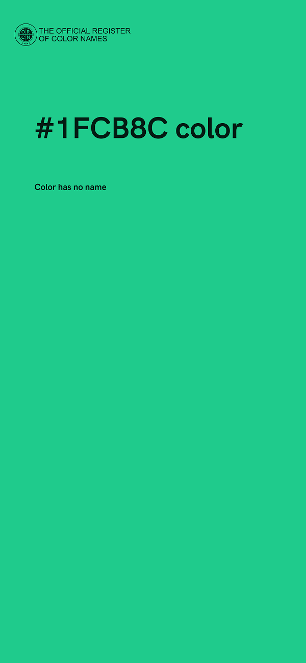#1FCB8C color image