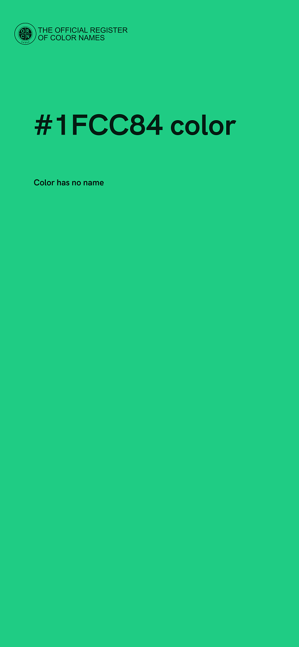 #1FCC84 color image