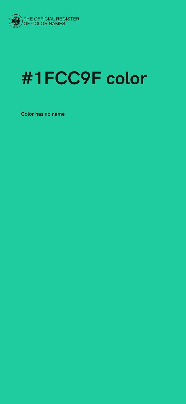 #1FCC9F color image