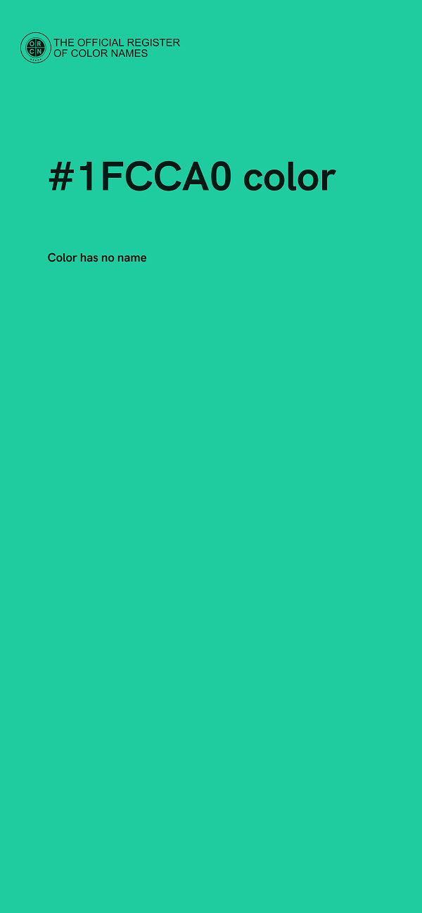 #1FCCA0 color image
