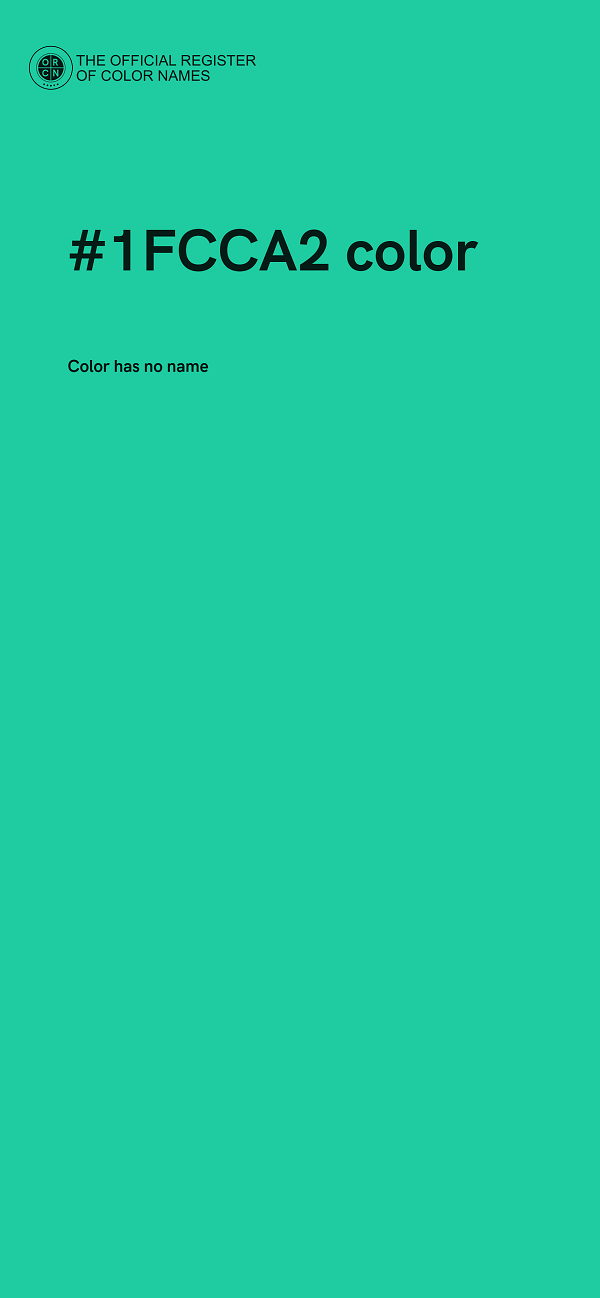 #1FCCA2 color image