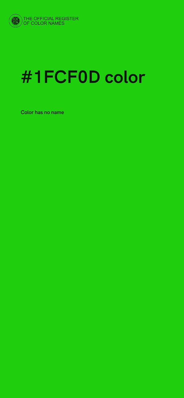 #1FCF0D color image