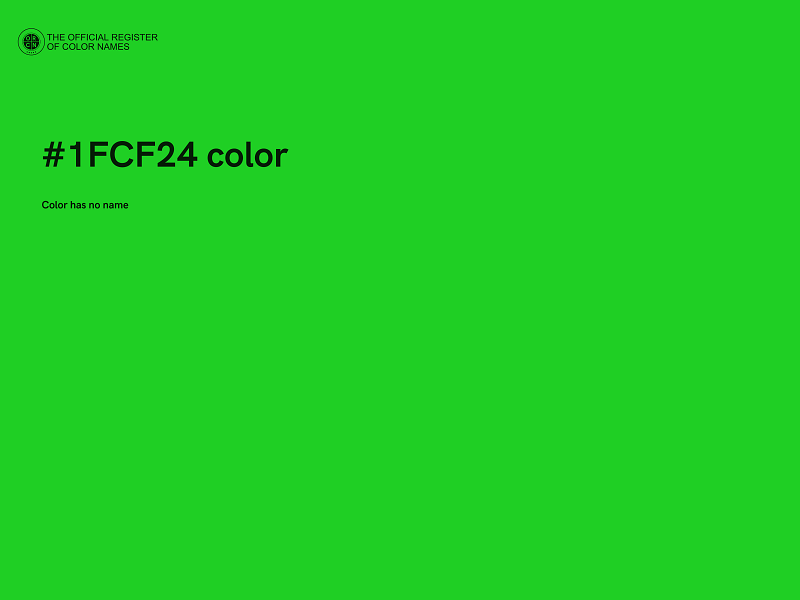 #1FCF24 color image